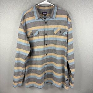 Patagonia Men’s Long-Sleeved Organic Cotton Midweight Fjord Flannel Shirt